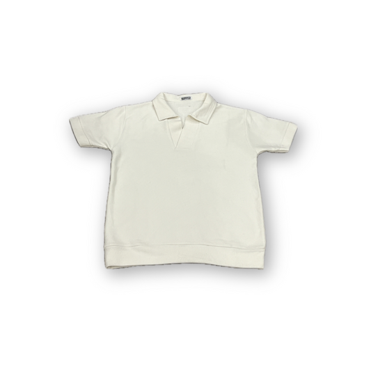 RV Knitted Polo In Creme