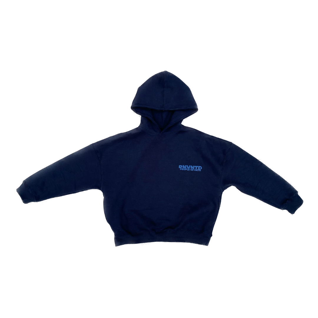 Navy Blue Heavyweight People Of Fate Hoodie