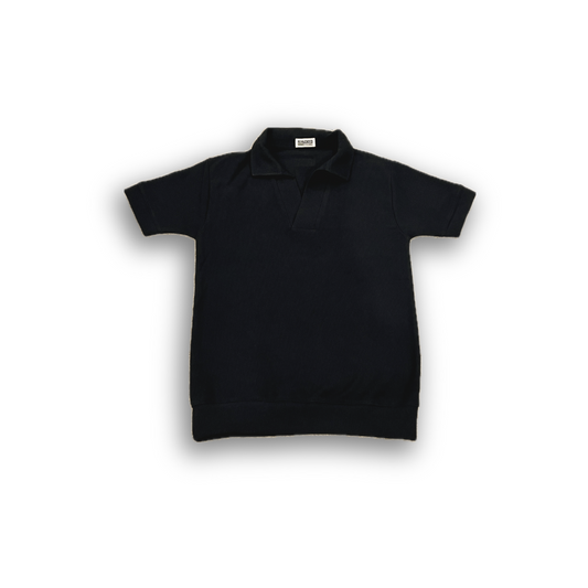 RV Knitted Polo In Black