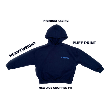 Navy Blue Heavyweight People Of Fate Hoodie