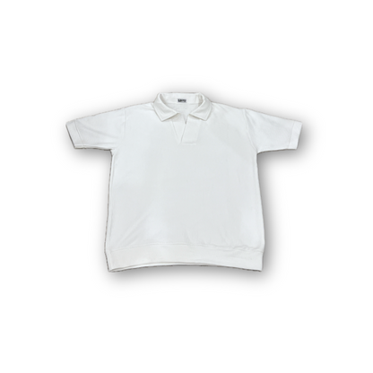 RV Knitted Polo In White