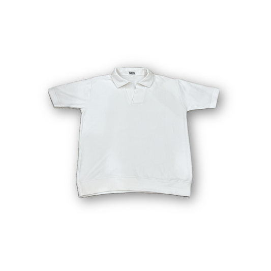 RV Knitted Polo In White