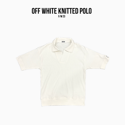 The Off - White Rv Knitted Polo (Oversized)